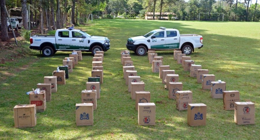 Contrabando de cigarrillos: Más de 24 mil paquetes se encontraban ocultos en la maleza, se trataba de mercadería de origen extranjero