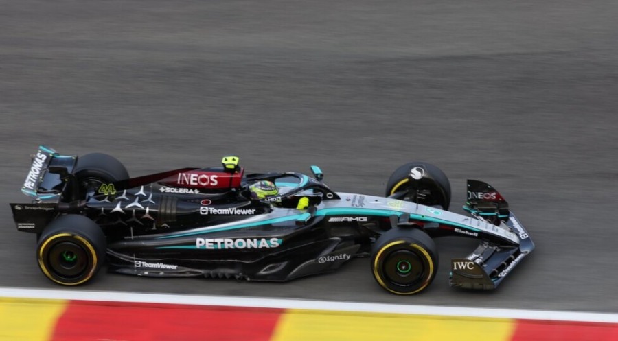 Gran Premio de Bélgica de Fórmula 1 en el Circuito de Spa-Francorchamps: George Russell desclasificado y la victoria se la queda Lewis Hamilton