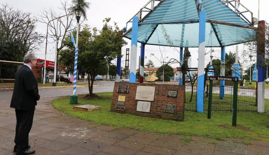 Misiones: El Gobernador Hugo Passalacqua presidió en la localidad de Candelaria el acto central por el Día de la Bandera y el Paso a la Inmortalidad del General Manuel Belgrano