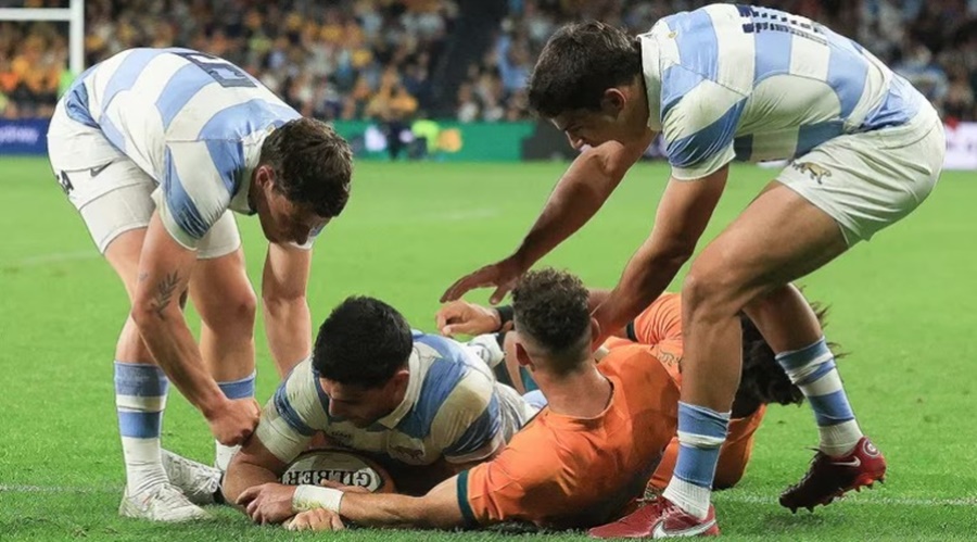 Rugby Championship: Los Pumas derrotaron a Australia en la última jugada del partido, el seleccionado argentino se impuso 34-31 ante los Wallabies en Sídney