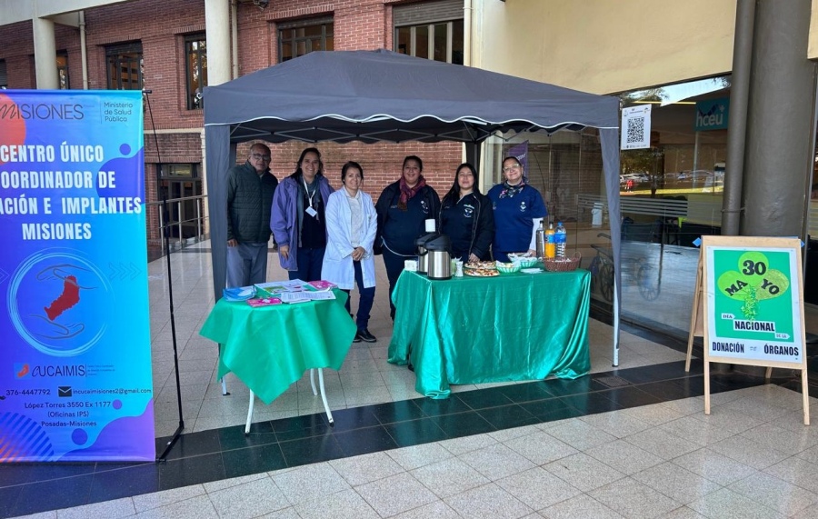 El Hospital Dr. Ramón Madariaga de la ciudad de Posadas resalta la importancia de la donación de órganos para salvar vidas