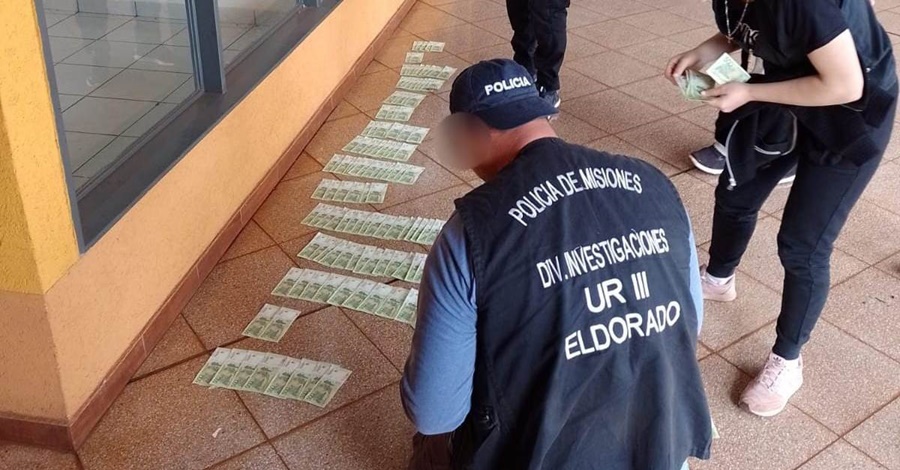 Misiones: Capturaron a un delincuente que estafó con más de 240 billetes de 500 pesos falsos