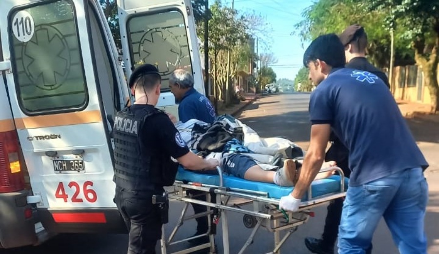 Asistieron con primeros auxilios a una mujer de 57 años desvanecida en la vía pública en la ciudad misionera de Oberá