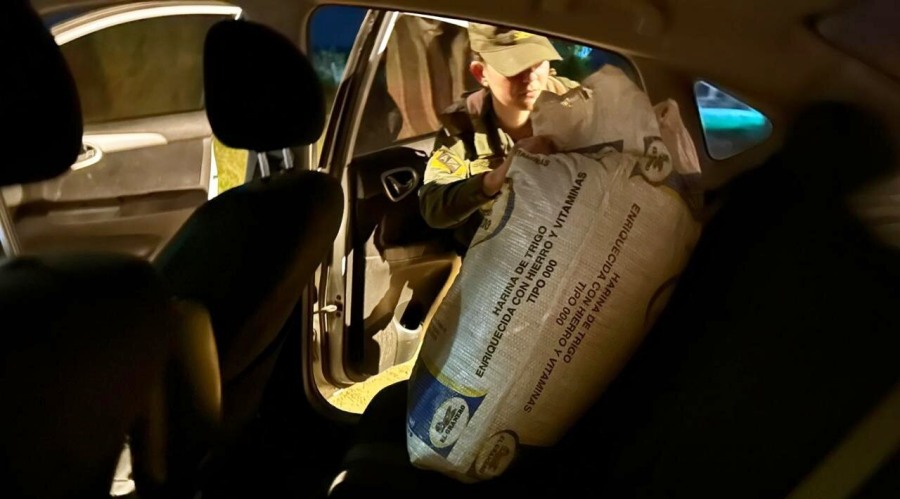 Dos personas fueron detenidas con más de 10 kilos de marihuana en su poder: Fue durante un control en de Gendarmería Nacional San Cosme