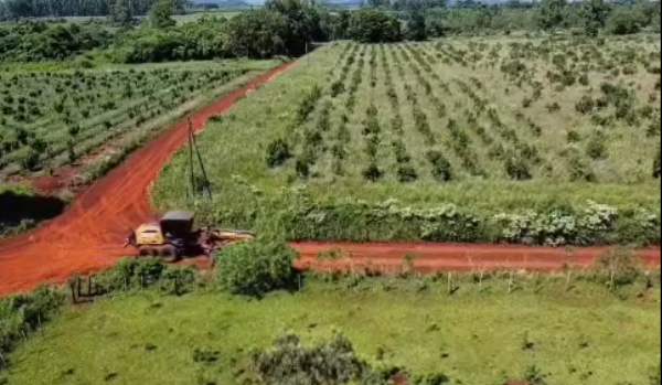 Apóstoles: Continúan los arreglos en caminos rurales del Municipio, el objetivo es mejorar la circulación vehicular y garantizar la seguridad de los productores