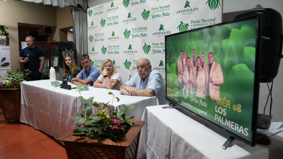 Se realizará del 6 al 10 de Noviembre: Apóstoles lanza la Fiesta Nacional e Internacional de la Yerba Mate con gran expectativa