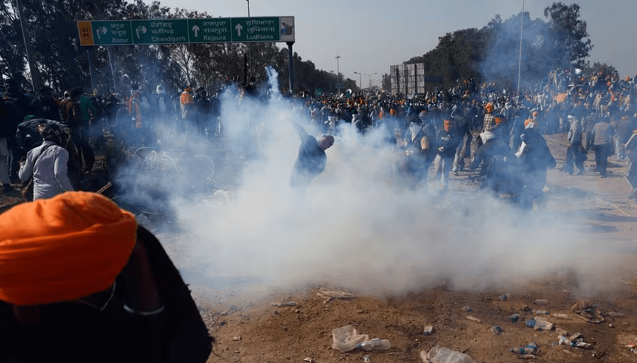 Rebelión mundial del agro: Con fuertes disturbios, los tractorazos llegaron también a la India