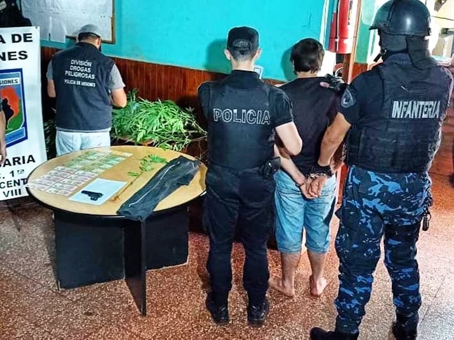 Misiones: Arrestaron a un ladrón que asaltó en un comercio de la localidad de San Vicente con un arma falsa