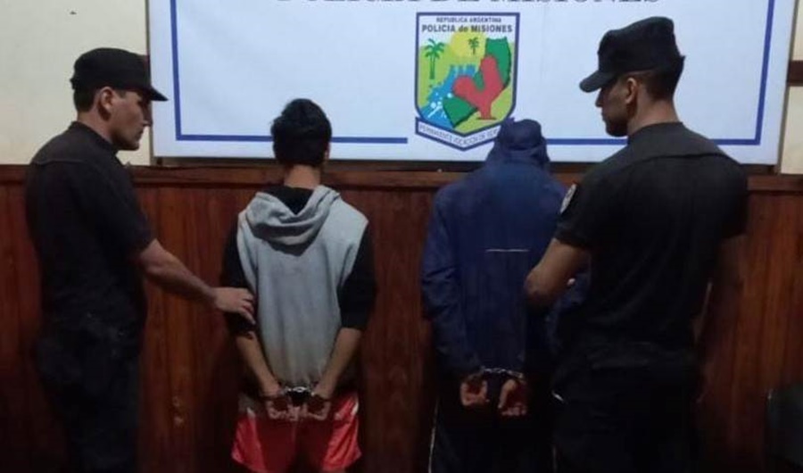 Concepción de la Sierra: Dos jóvenes fueron detenidos por un intentar robarle el celular a un menor a punta de cuchillo y luego sustraer una motocicleta de una vivienda