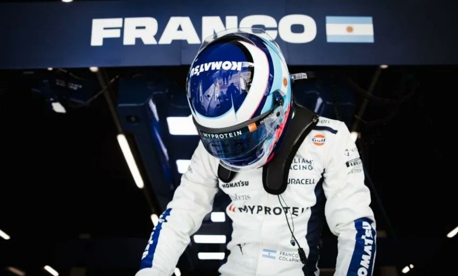 Franco Colapinto tras la prueba a bordo del Williams: “Doblar a 300 km/h en un Fórmula 1 es algo increíble y único”
