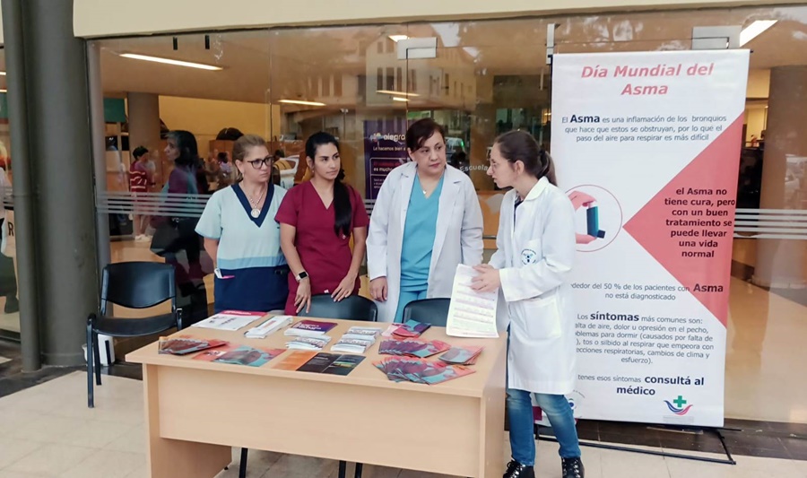 Por el Día Mundial del Asma informaron a la población sobre esta patología