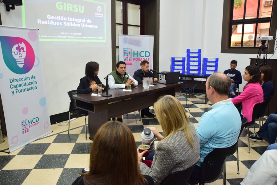 Posadas: Camino a un HCD sostenible, agentes se capacitaron en manejo responsable de residuos