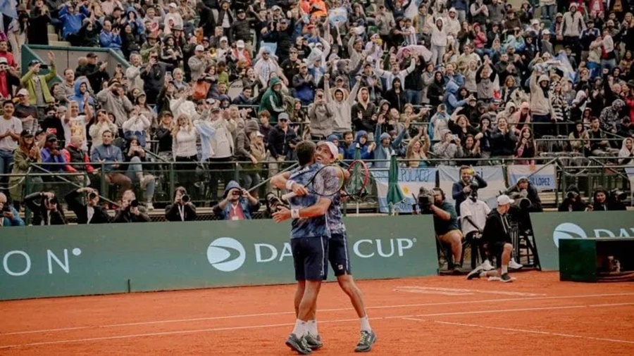 Tenis: Molteni y González sellaron el 3-0 en la serie de Copa Davis de Argentina frente a Lituania