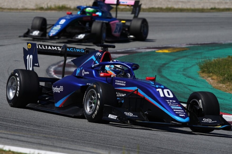 Este sábado, el piloto argentino Franco Colapinto arribó sexto lugar de la carrera Sprint de FIA Fórmula 3