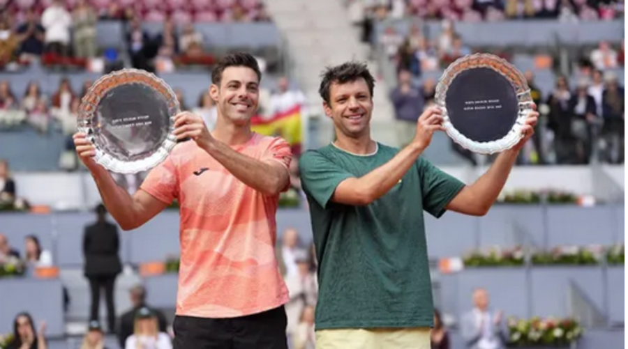Tenis: Horacio Zeballos se coronó campeón en dobles del Masters 1000 de Madrid