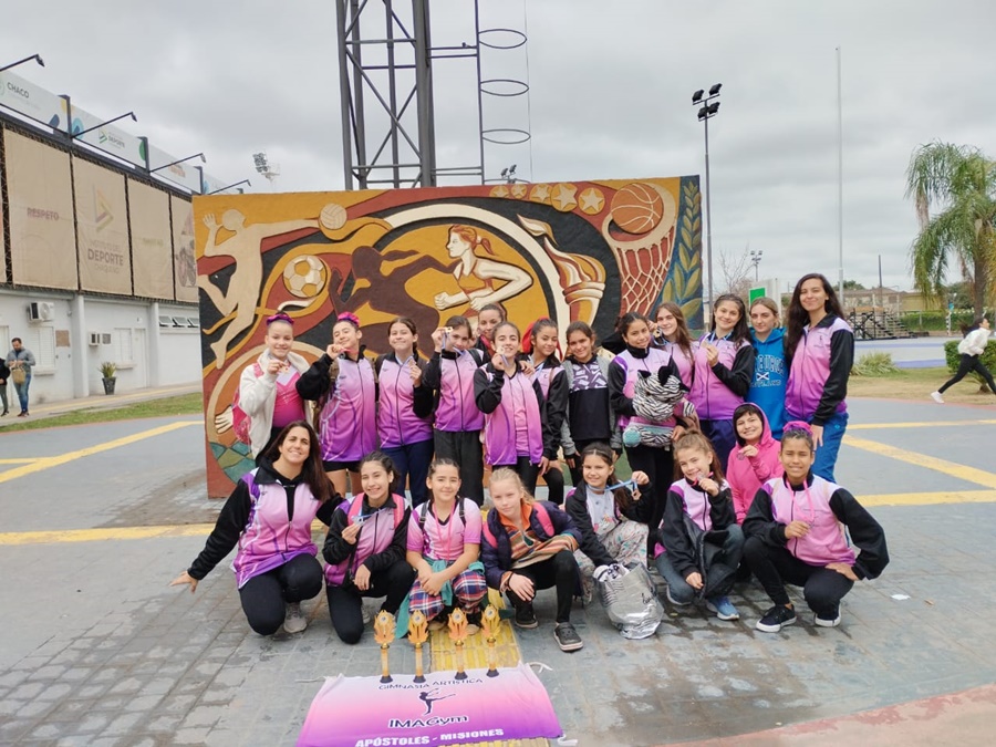 Las apostoleñas de IMAGym fueron protagonistas en Chaco