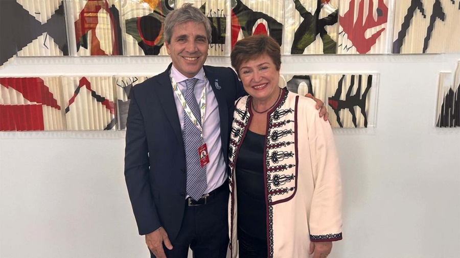 En la cumbre del G20: Caputo afirmó que Georgieva "celebra y apoya las medidas y los resultados obtenidos"