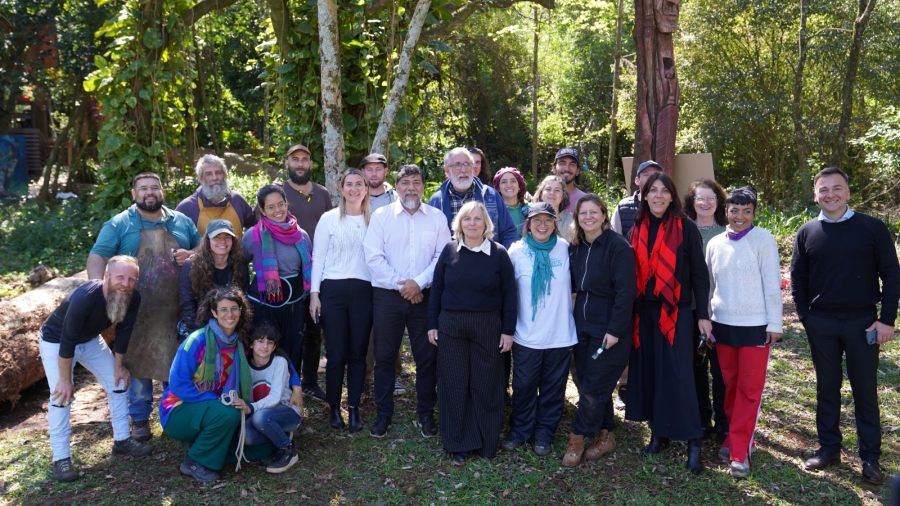 Apóstoles: El tercer encuentro de arte público en la la Reserva TupaMbaé avanza con gran entusiasmo