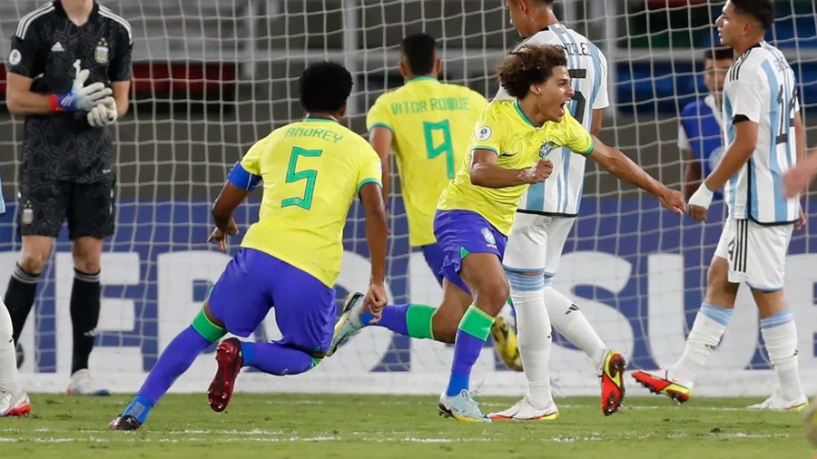 Sudamericano Sub 20: Argentina perdió 3 a 1 con Brasil, la Albiceleste acumula dos derrotas consecutiva