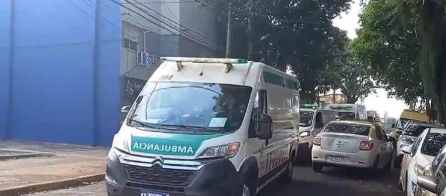 Posadas: Este día lunes, trabajadores de la Red de Traslado se sumaron a la manifestación multisectorial en la Avenida Uruguay