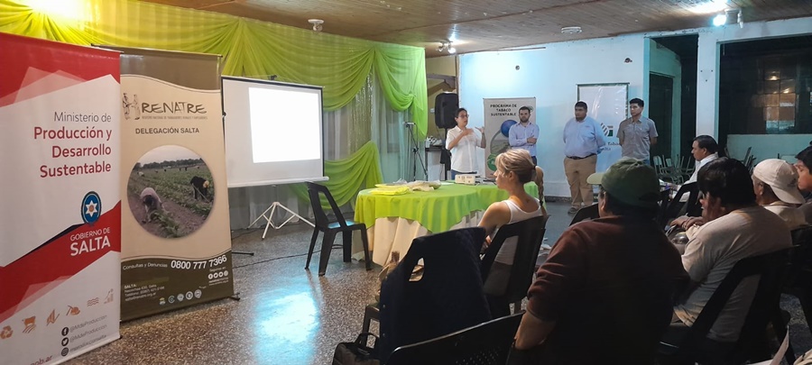 Finalizó una capacitación para trabajadores rurales sobre "Riesgos y buenas prácticas en el cultivo del Tabaco Virginia" en Salta