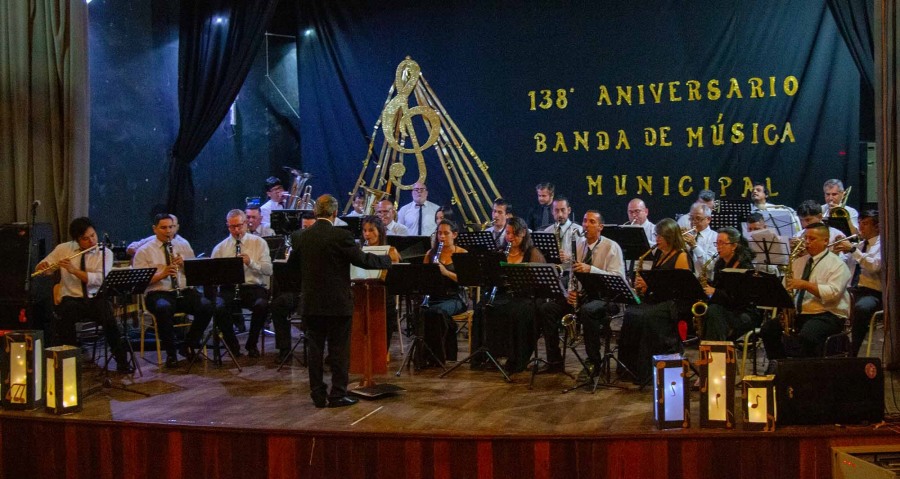 Posadas: Con un gran concierto, la Banda de Música Municipal festejó sus 138 años