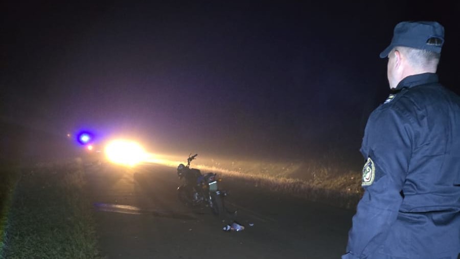 Misiones: Un motociclista de 53 años falleció tras un siniestro vial en la localidad de Ruiz de Montoya, sobre la Ruta Provincial N° 223, a la altura del Parque Industrial