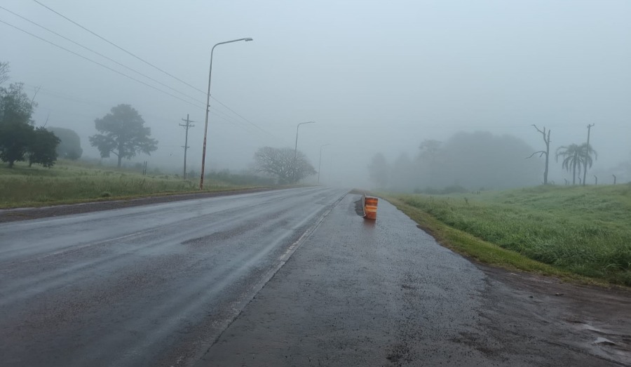Precaución para transitar: Se registran bancos de densa neblina en distintos puntos de la provincia de Misiones y humedad en calzada, tener especial atención a la hora de transitar por las rutas