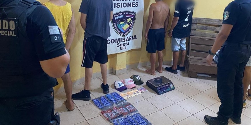Cuatro detenidos por un robo modalidad piraña en una tienda para mascotas en la ciudad misionera de Posadas: Todos cuentan con antecedentes delictivos