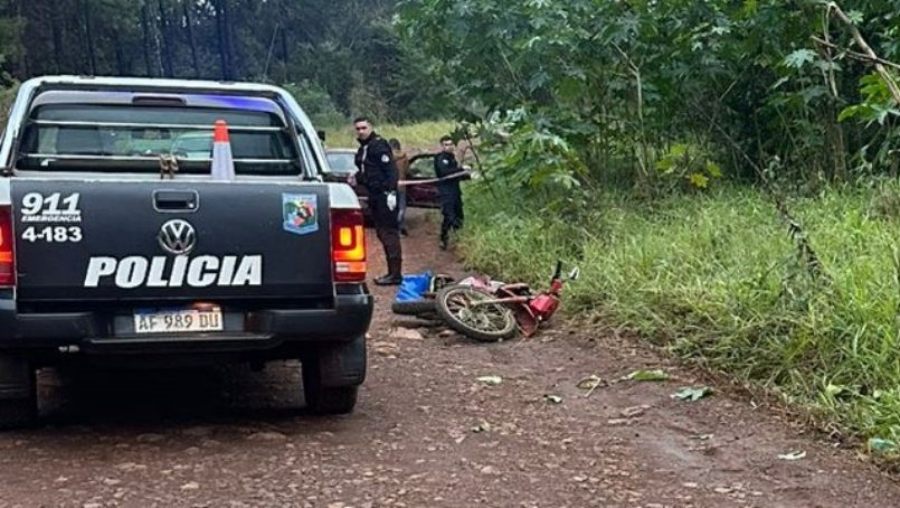 El Soberbio: Un motociclista falleció tras despistar en la zona rural