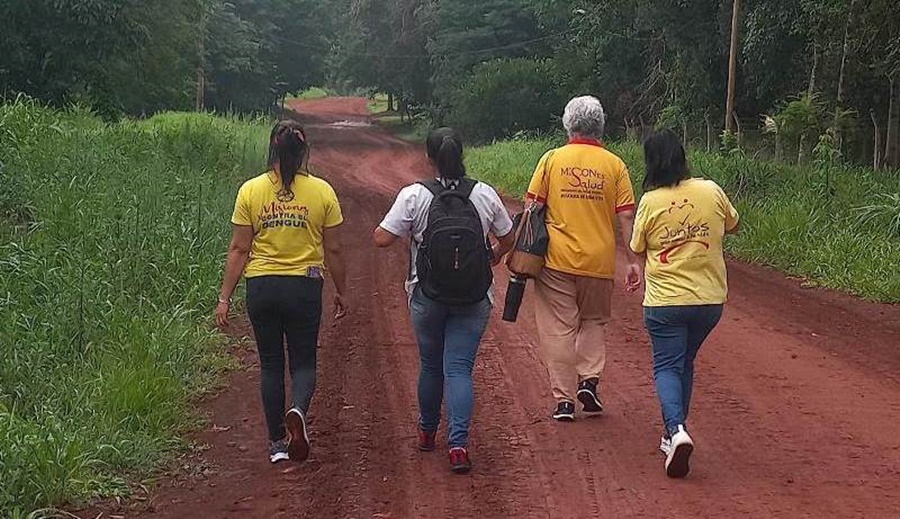 Misiones: Trabajan en la prevención del Dengue y la responsabilidad social para eliminar criaderos de mosquitos en varios Municipios