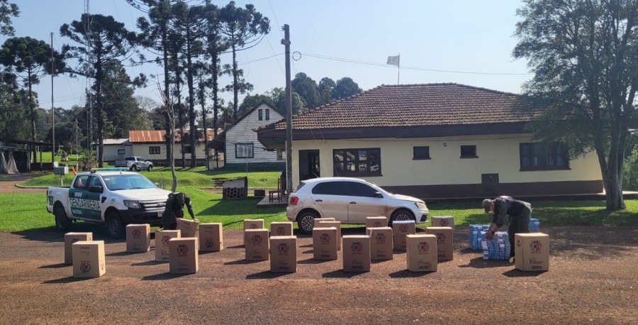 Gendarmería Nacional detiene vehículos cargados de cigarrillos de procedencia extranjera