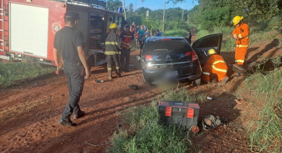 Colisión fatal sobre la Ruta Nacional N° 12 en el Municipio misionero de Garuapé: Cuatro fallecidos y un herido grave