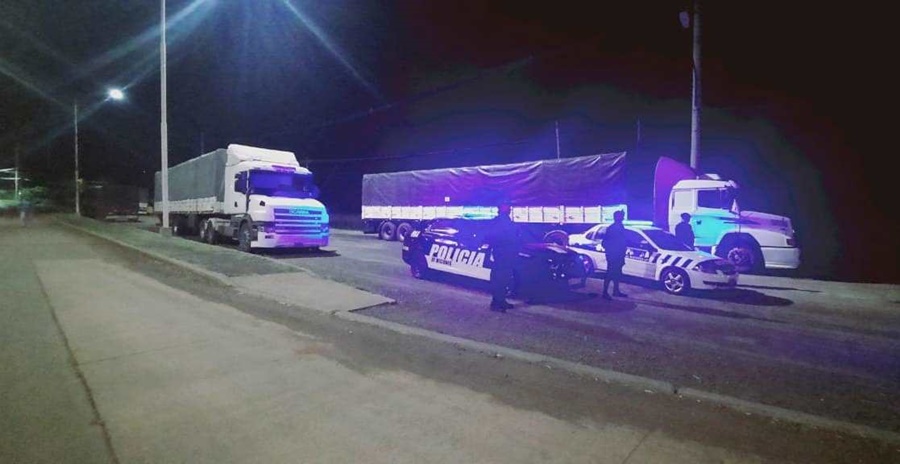 Apóstoles: Se retuvieron tres camiones con carga de soja por evadir la Agencia Tributaria Misiones