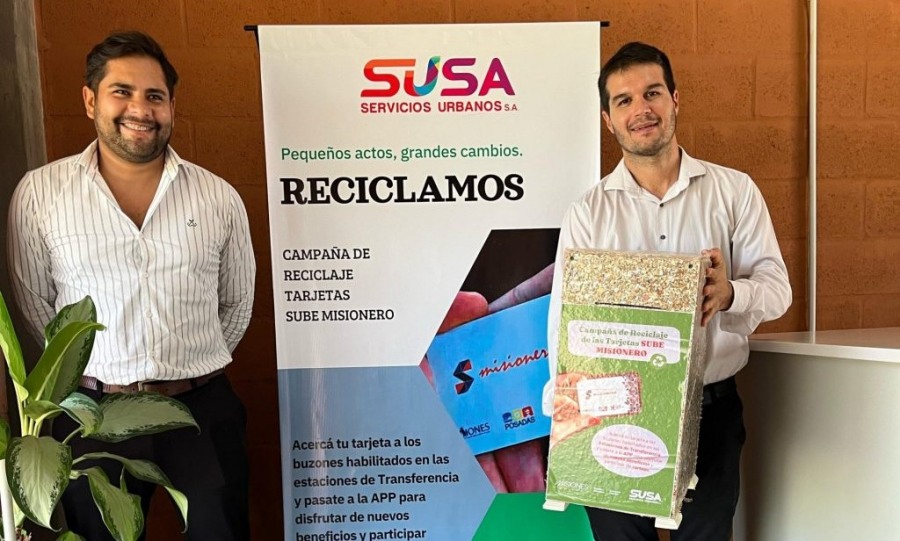 Campaña de reciclaje de las tarjetas SUBE Misionero