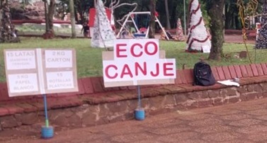 Eco Canje en Apóstoles: Una iniciativa por el cuidado del medio ambiente en el marco del Mes Internacional de la Mujer, será el próximo viernes 21 de Marzo en la Plaza San Martín