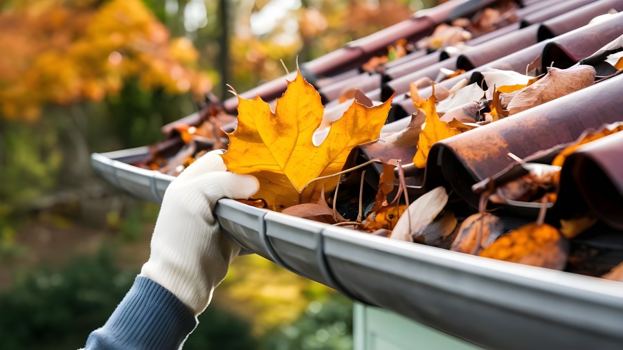 Fuera hojas, hola canaletas limpias: Detrás de los problemas de humedad, filtraciones y obstrucciones, hay soluciones posibles, el cuidado y la limpieza