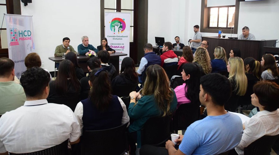 Posadas: Se realizó el lanzamiento de una nueva edición del Concejo Estudiantil Inclusivo 2023