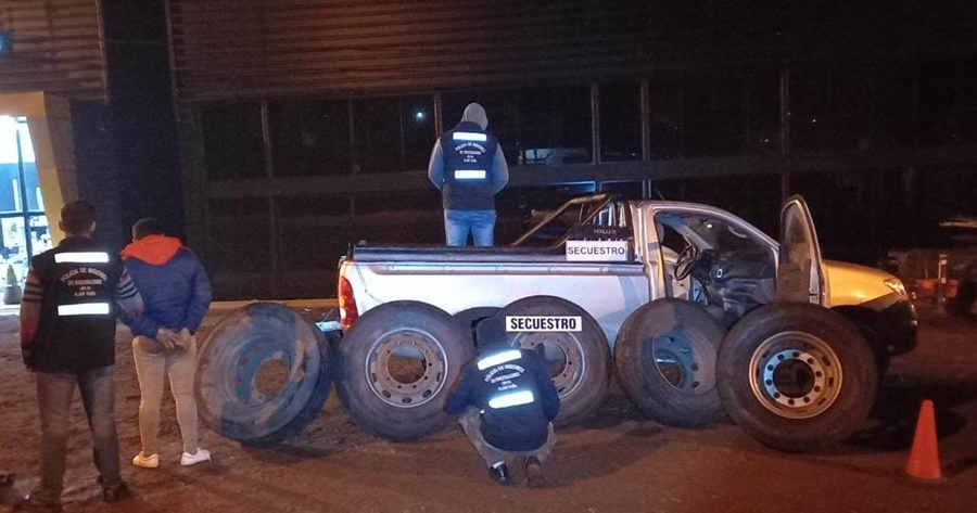 Capturaron a un individuo que vendía neumáticos robados valuados en más de un millón y medio de pesos