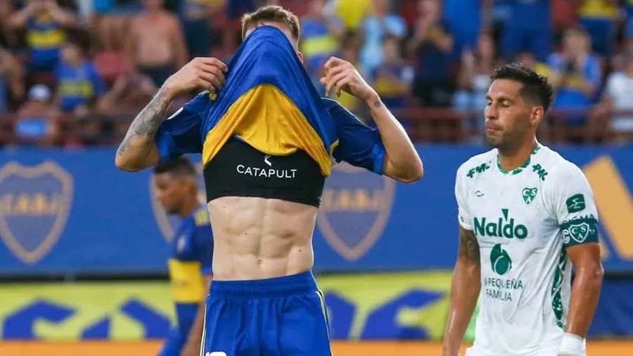 Boca Juniors no lo liquidó y empató ante Sarmiento de Junín, por la Copa Liga Profesional de Fútbol
