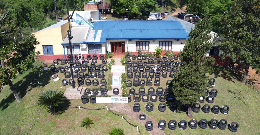 Prefectura Naval Argentina incautó un cargamento millonario de contrabando en Misiones: Se trata de neumáticos sin aval aduanero valuados en más de 34.000.000 pesos