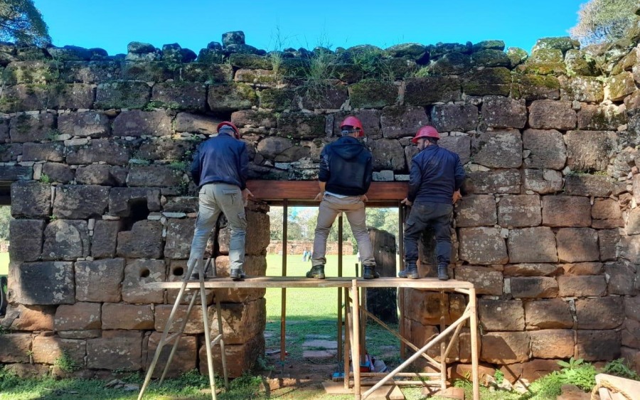Nuevas obras de conservación en la Misión Jesuítica Guaraní de San Ignacio Miní