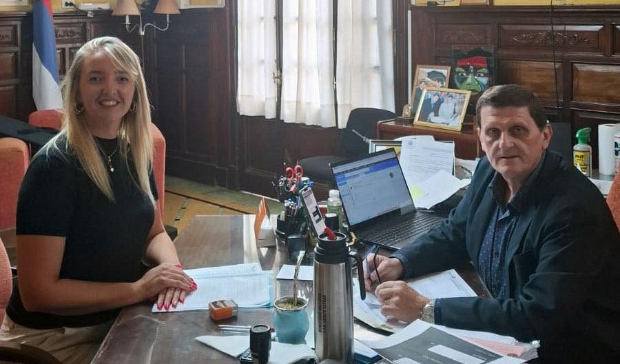 El Ministro Adolfo Safrán se reunió con los Intendentes de Bernardo de Irigoyen y Santo Pipó, abordaron una serie de temas vinculados con el desarrollo económico de los Municipios