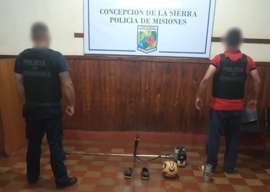 Concepción de la Sierra: Se recuperaron elementos sustraídos, hay un menor involucrado