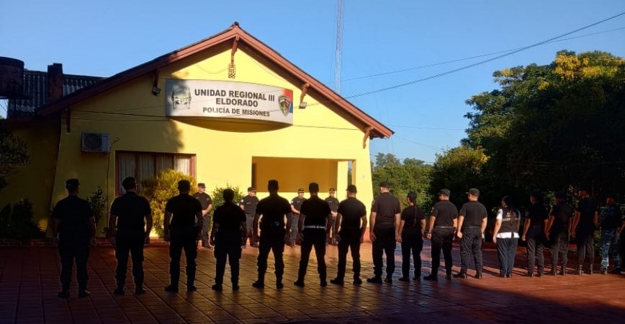 La Jefatura de la Policía de Misiones continúa realizando cambios estratégicos en la conducción de la Unidad Regional lll Eldorado