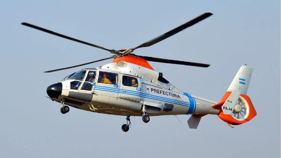 A bordo de tres helicópteros, la Selección Argentina dio una vuelta olímpica aérea sobre la Avenida 9 de Julio