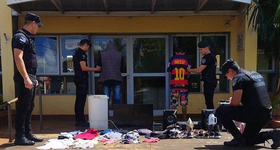 Una patrulla policial recuperó distintos bienes robados en la localidad misionera de Campo Grande y detuvo a dos individuos de 23 y 25 años