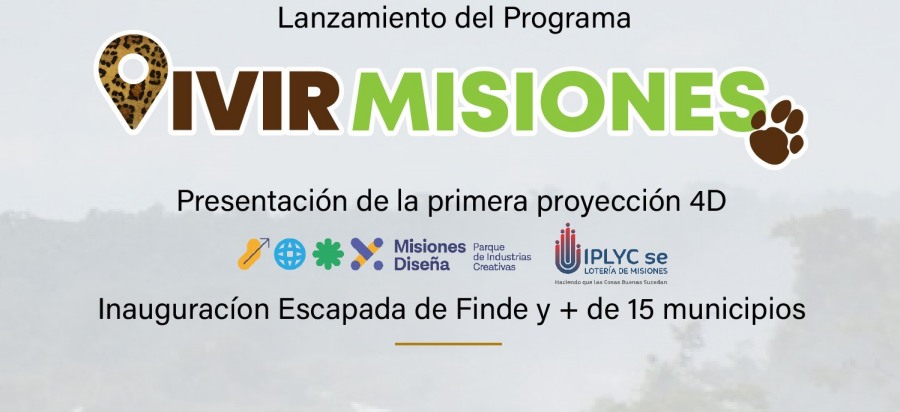 Programa Escapadas de Finde: La Cámara de Representantes presenta “Vivir Misiones” junto a la primera proyección 4D