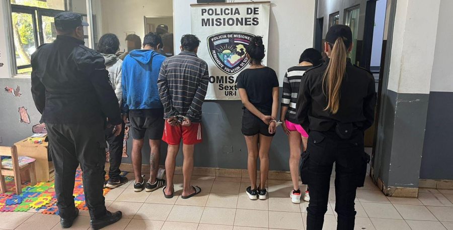 Arrestaron a cinco integrantes de una banda delictiva que operaba en la Chacra 93 de la ciudad misionera de Posadas, además, recuperaron elementos sustraídos en diversos hechos