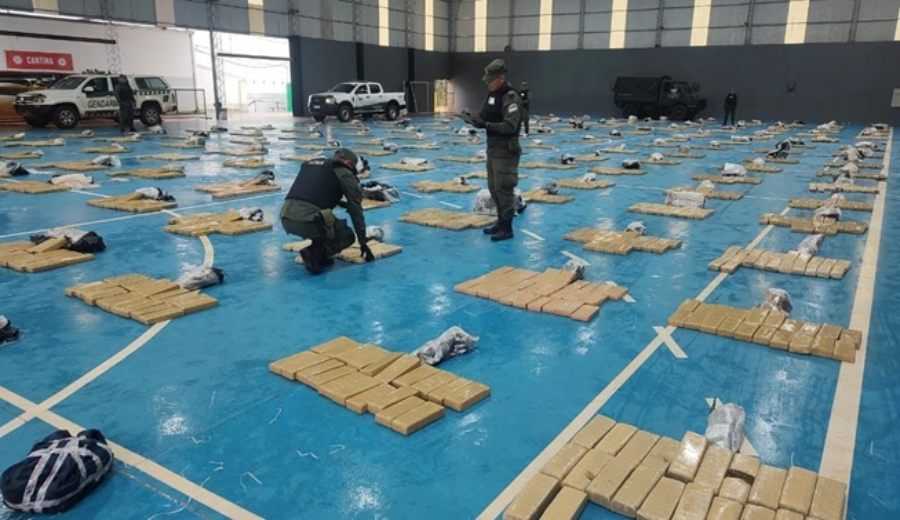 Gendarmería Nacional secuestró más de tres toneladas de marihuana